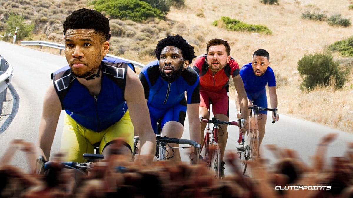 Giannis Antetokounmpo, Milwaukee Bucks, Joel Embiid, Luka Doncic, Damian Lillard