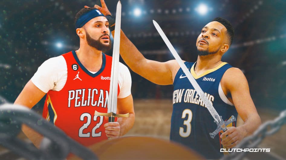 CJ McCollum, Larry Nance Jr., New Orleans Pelicans, NBA Playoffs