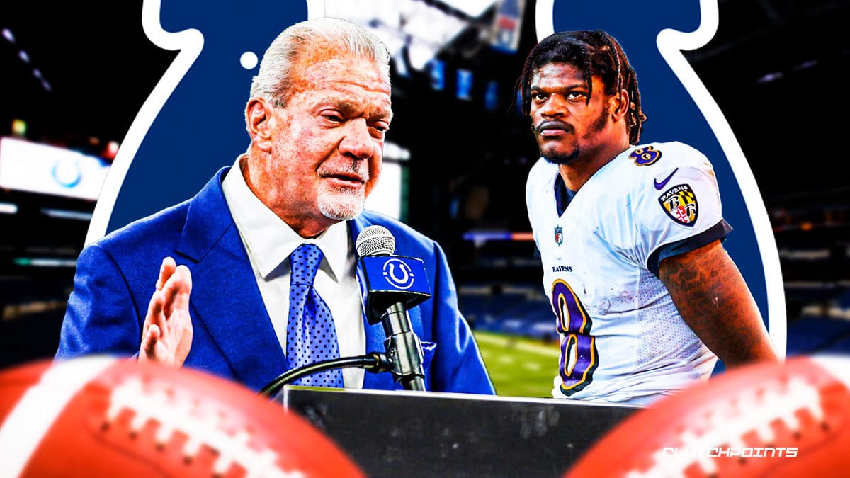 Jim Irsay, Lamar Jackson, Colts