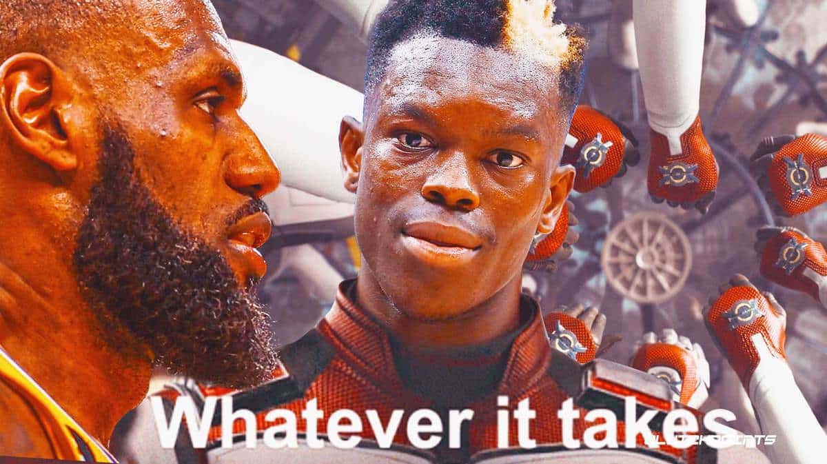 Dennis Schroder, LeBron James, Lakers, injury