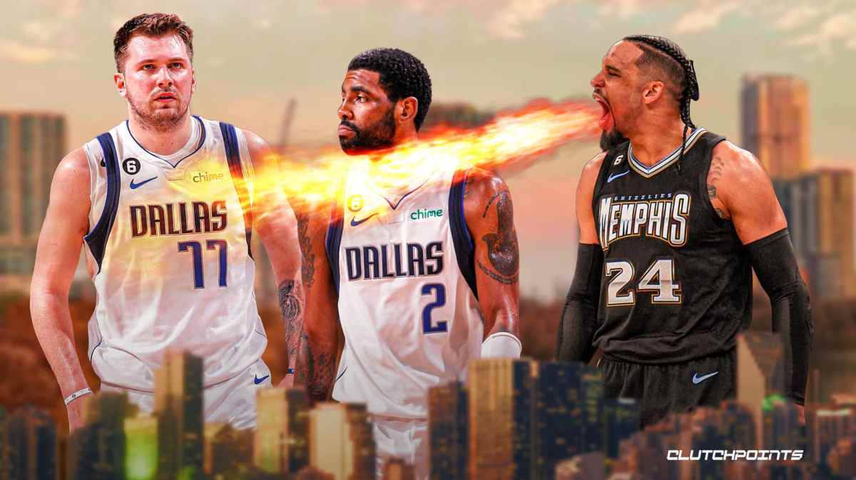 Dillon Brooks, Luka Doncic, Kyrie Irving, Grizzlies, Mavs