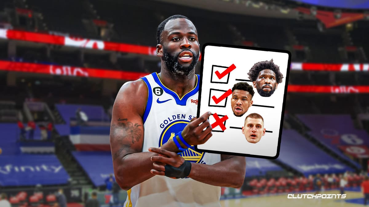 Draymond Green, Nikola Jokic, Joel Embiid, Giannis Antetokounmpo, Warriors, Sixers, Nuggets, Bucks, NBA MVP race