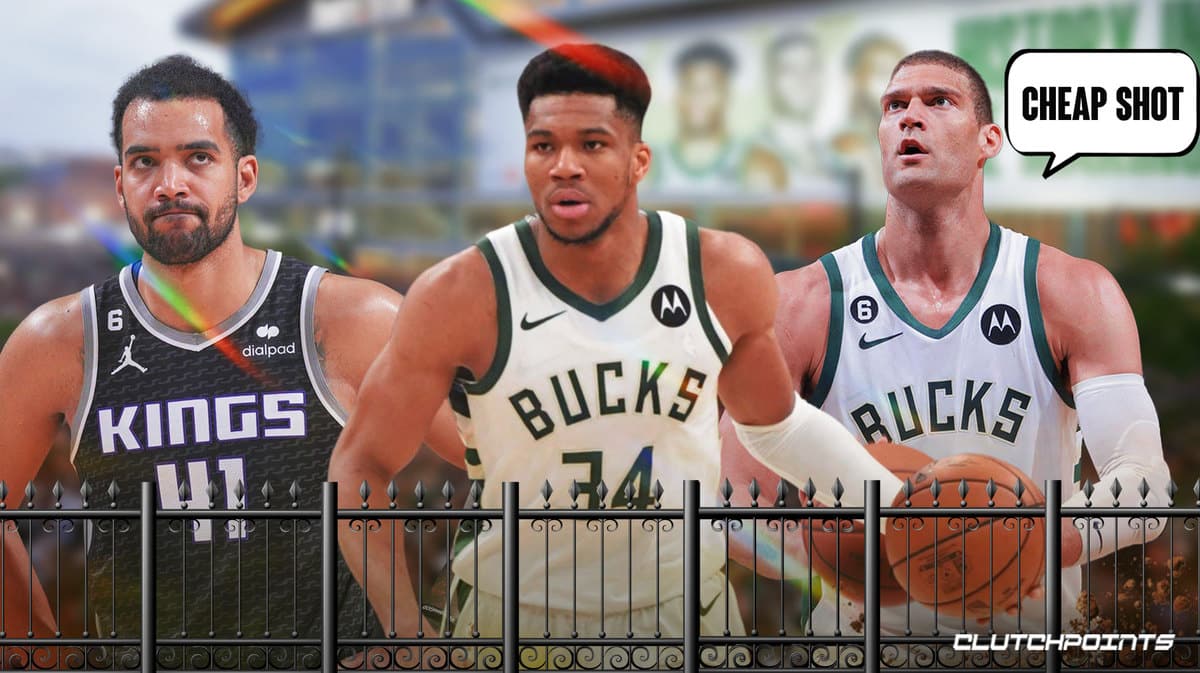 Brook Lopez, Giannis Antetokounmpo, Trey Lyles, Milwaukee Bucks