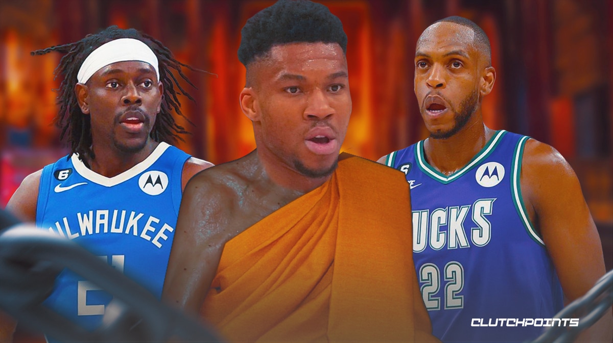 Giannis Antetokounmpo, Bucks, Jrue Holiday, Khris Middleton