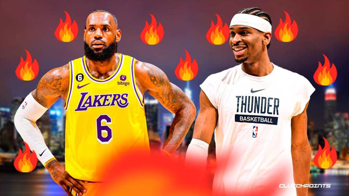 shai gilgeous alexander, thunder, lebron james, sga