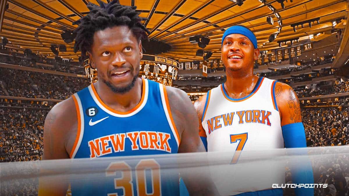 Julius Randle, Carmelo Anthony, Knicks, winning streak