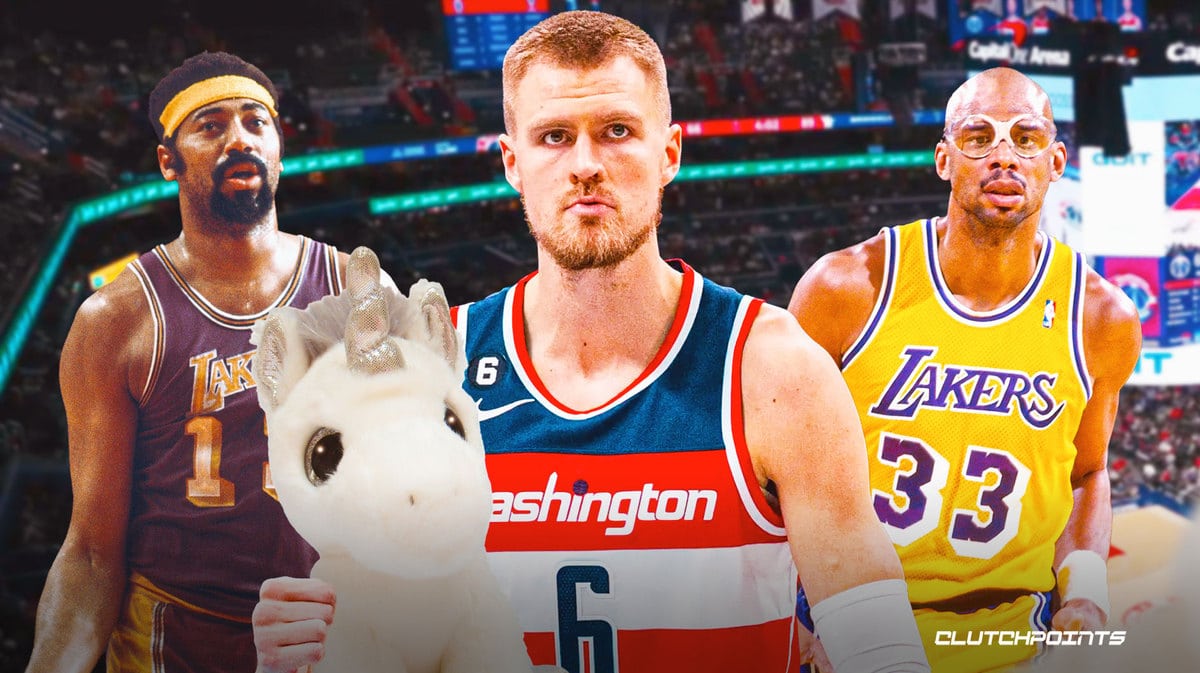 Kristaps Porzingis, Kareem Abdul-Jabbar, Wilt Chamberlain, Wizards