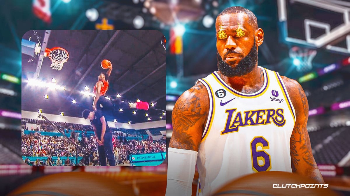 LeBron James, Los Angeles Lakers, Bronny James, Bryce James, McDonald's All-American Dunk Contest