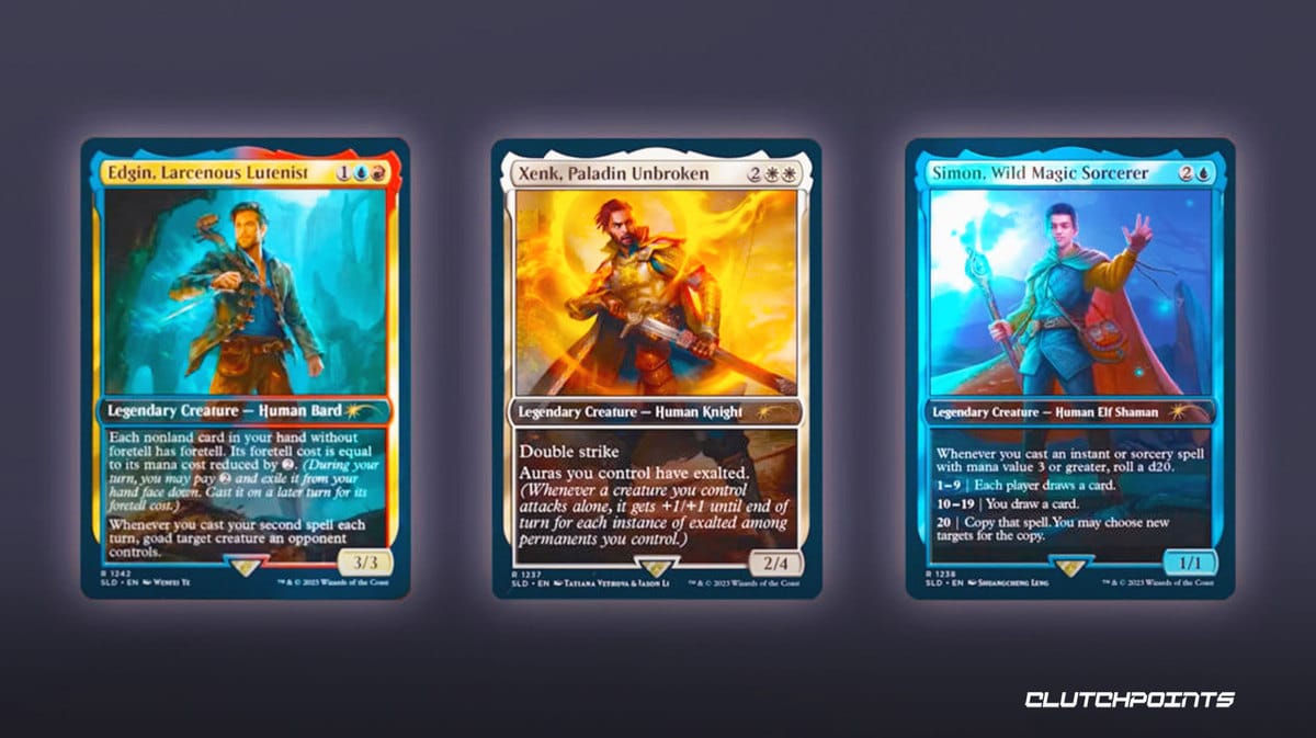 MTG Leaks: D&D Honor Among Thieves Secret Lair Cards
