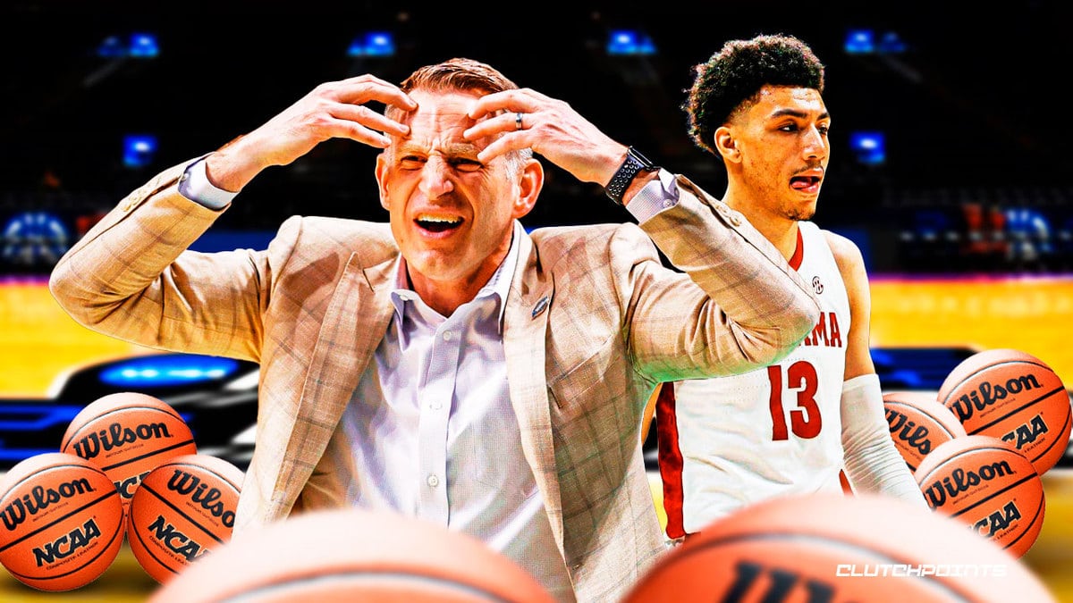 March Madness Alabama Crimson Tide Nate Oats Jahvon Quinerly Wilson basketballs