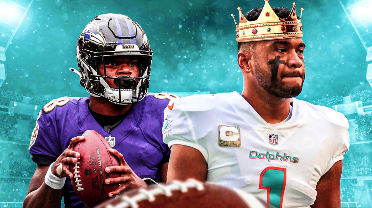 Lamar Jackson, Tua Tagovailoa, Miami Dolphins