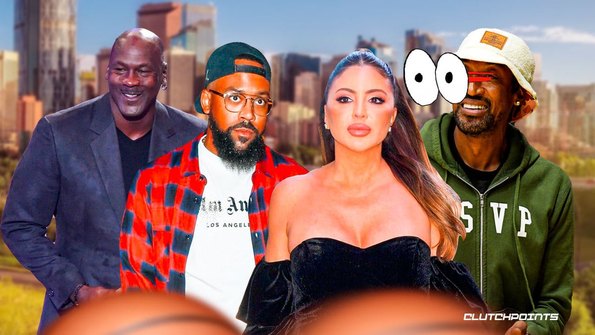 Michael Jordan, Larsa Pippen, Marcus Jordan, Scottie Pippen