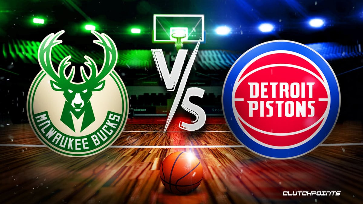 Bucks Pistons prediction, pick, how to watch