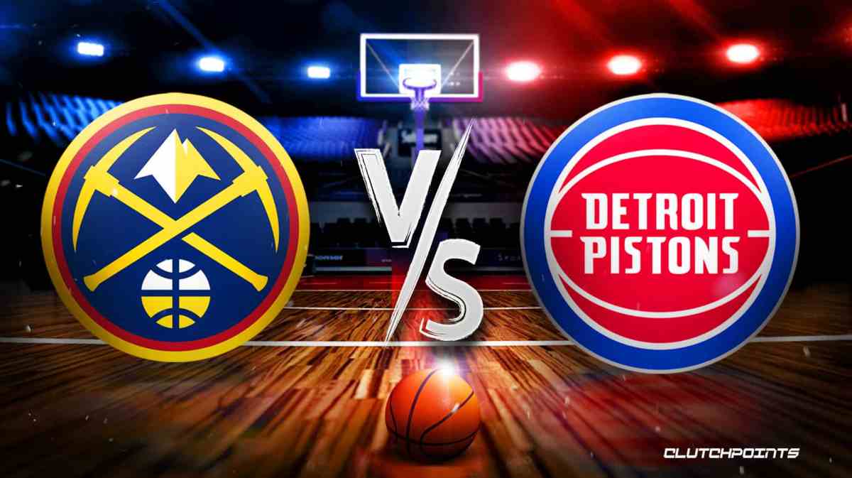 Nuggets Pistons prediction