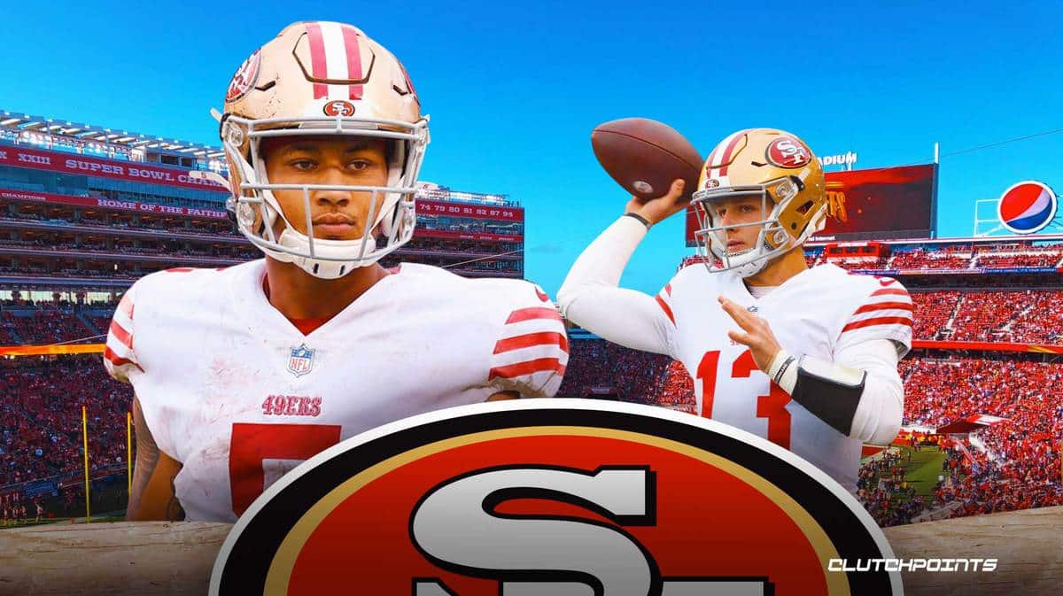 Trey Lance, Brock Purdy, 49ers