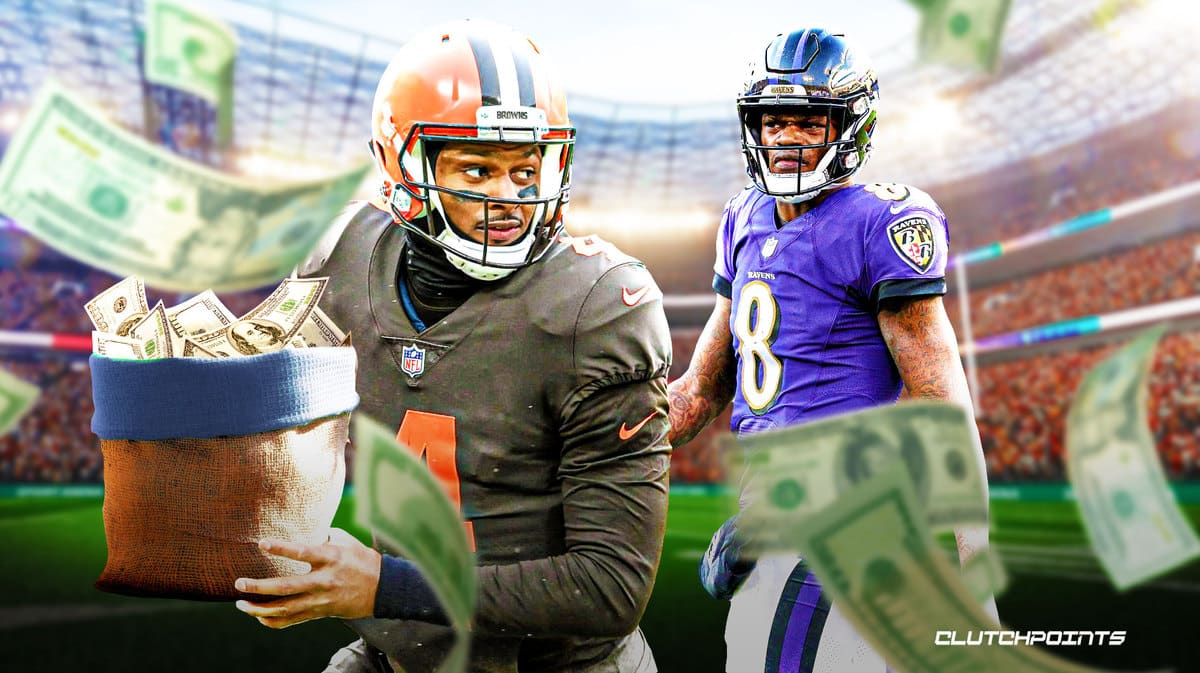 Lamar Jackson Ravens contract Deshaun Watson