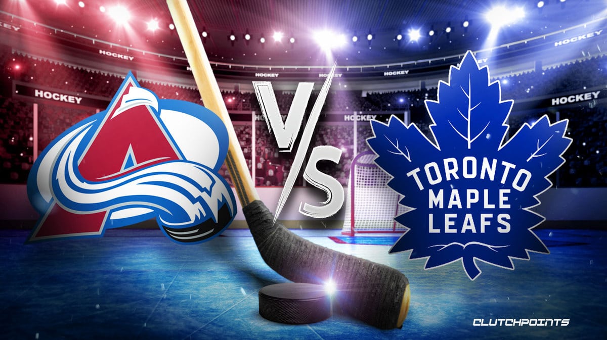 Avalanche Maple Leafs prediction