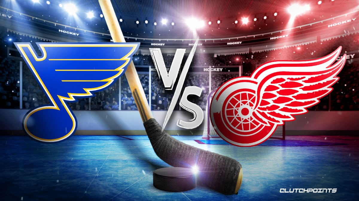 NHL Odds Blues Red Wings prediction, pick, how to watch