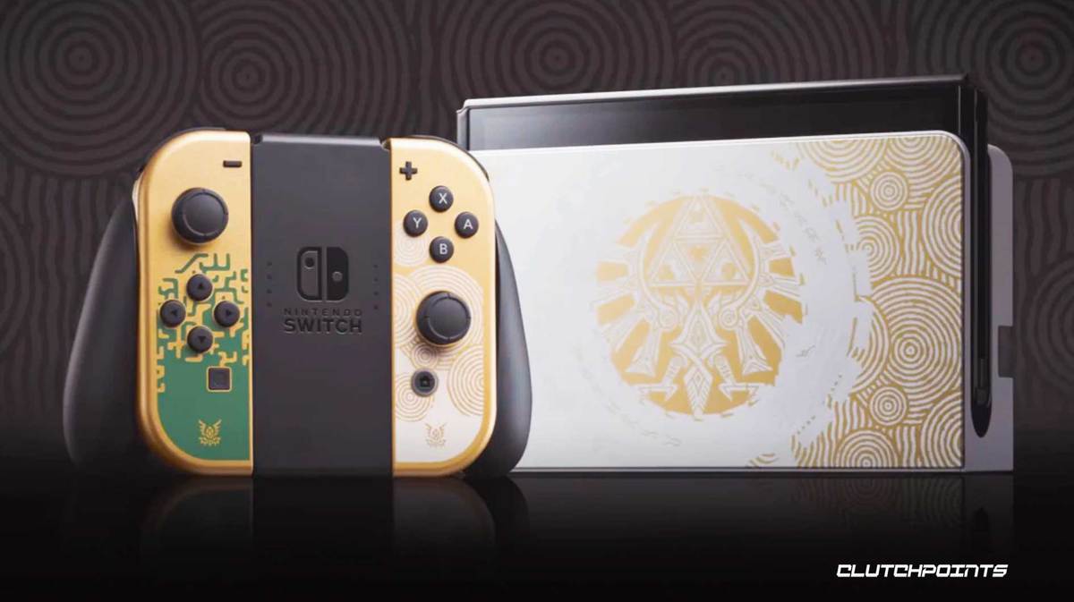 Nintendo Switch OLED Zelda Tears of the Kingdom Version