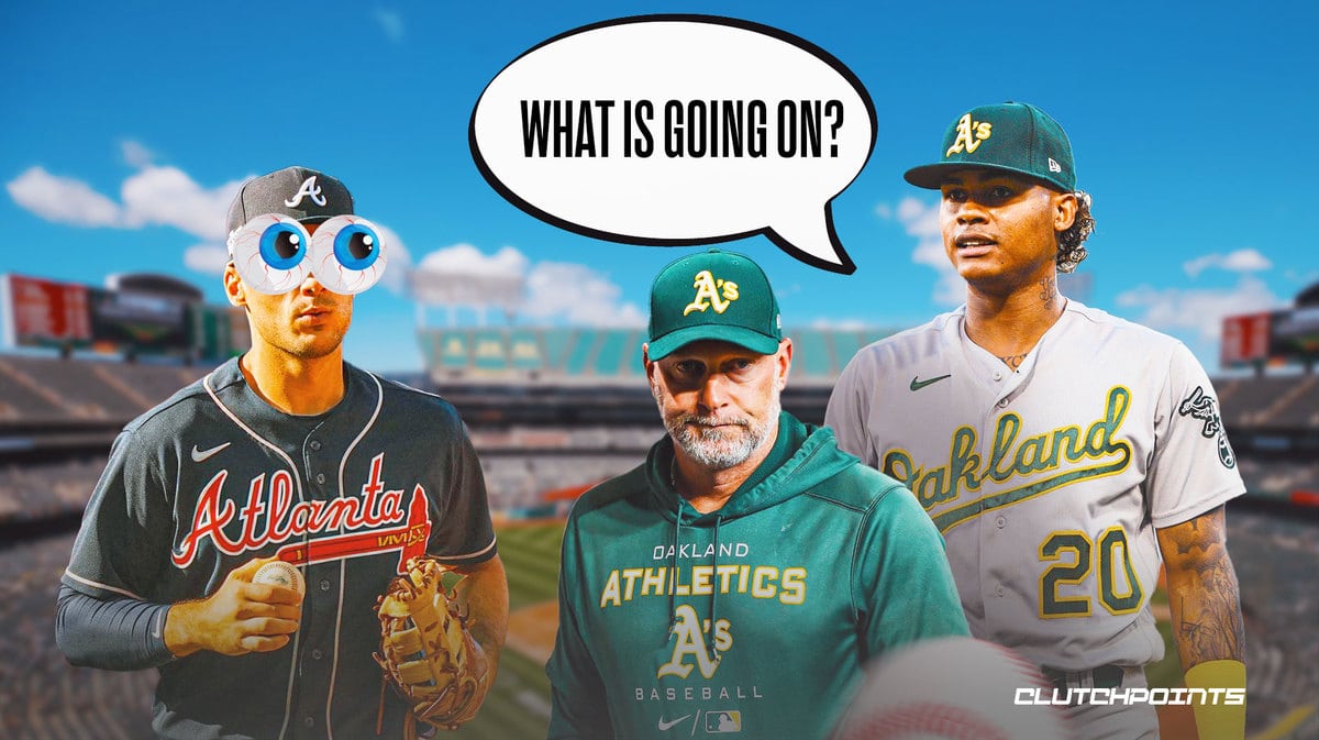 Athletics, A's, Christian Pache, Matt Olson, Braves