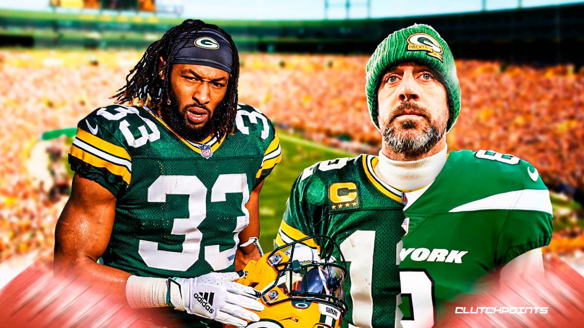 Packers, Jets, Aaron Rodgers, Aaron Jones