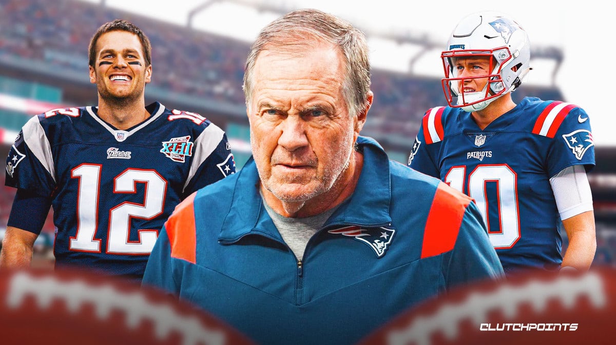 Patriots Bill Belichick tom Brady Mac Jones