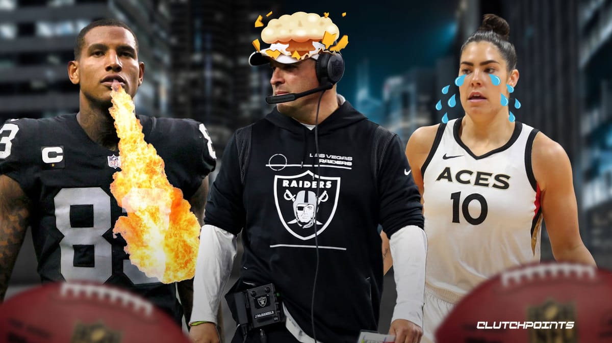 Darren Waller, Kelsey Plum, Josh McDaniels, Las Vegas Raiders, New York Giants