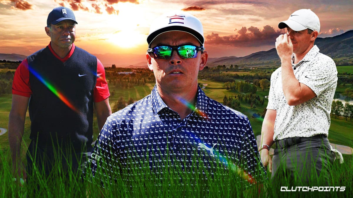 Rickie Fowler, Tiger Woods, Rory McIlroy
