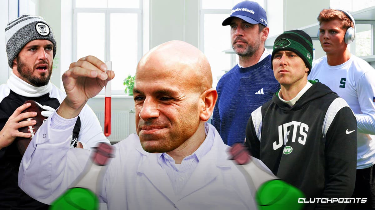 Robert Saleh, Derek Carr, Aaron Rodgers, Jets