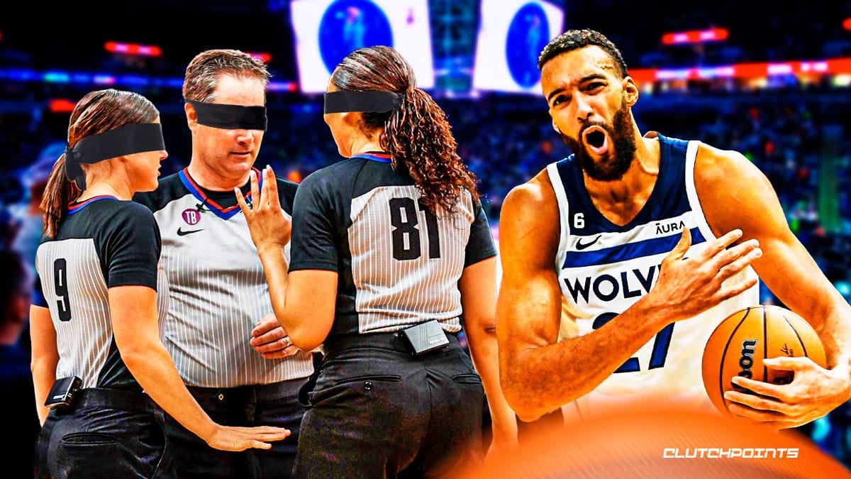 Rudy Gobert, Timberwolves, referees, officials, Celtics