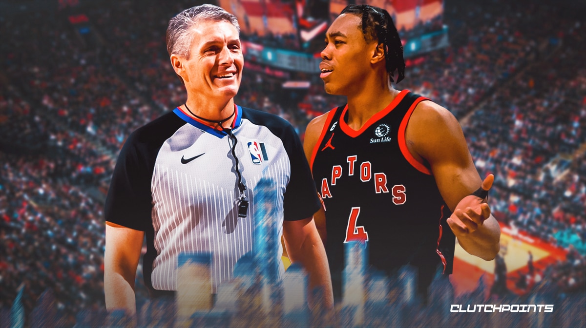 Scottie Barnes, Scott Foster, Raptors, ejection