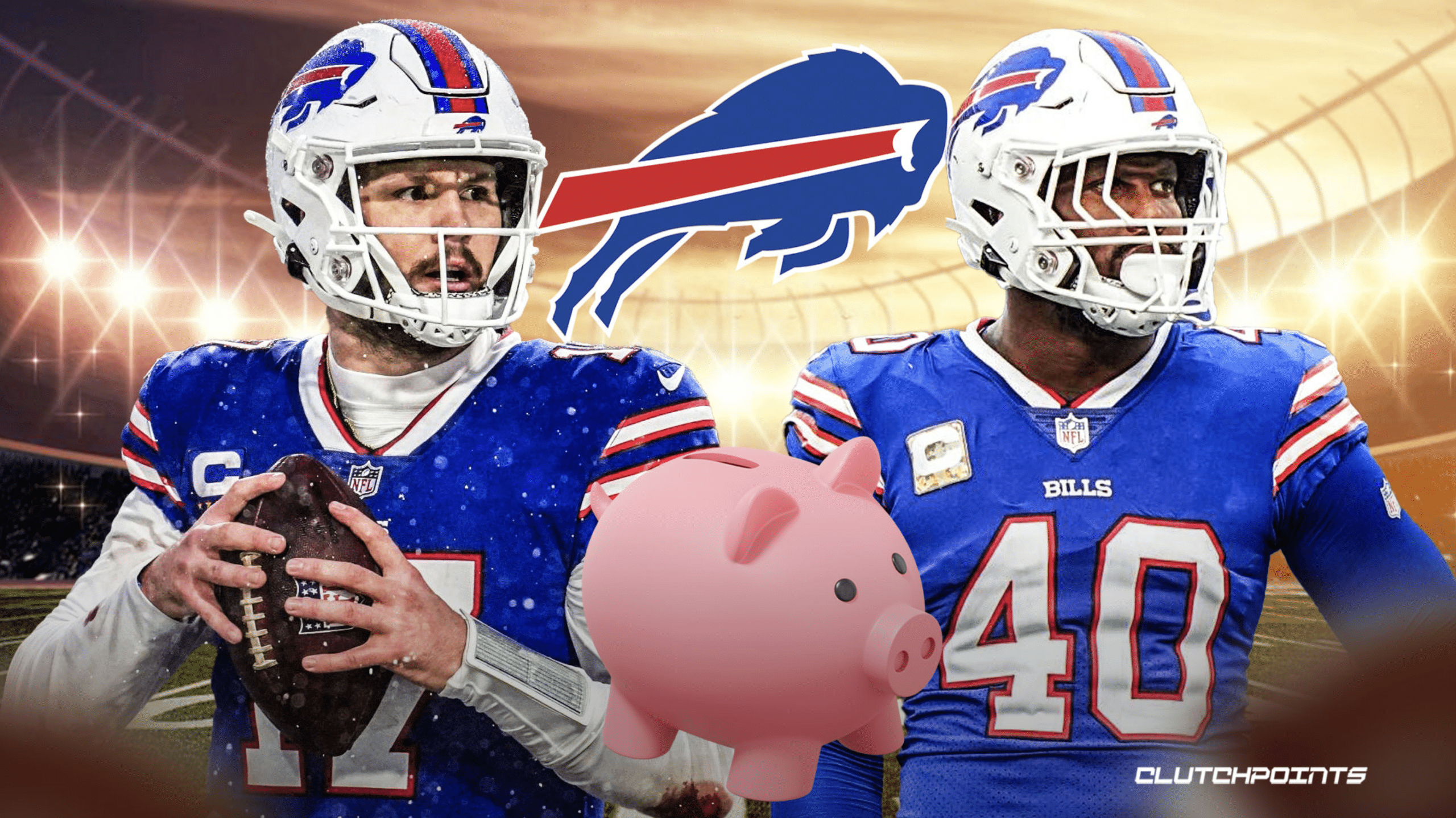 Report: Bills free up cap space by restructuring contracts of Josh Allen,  Von Miller