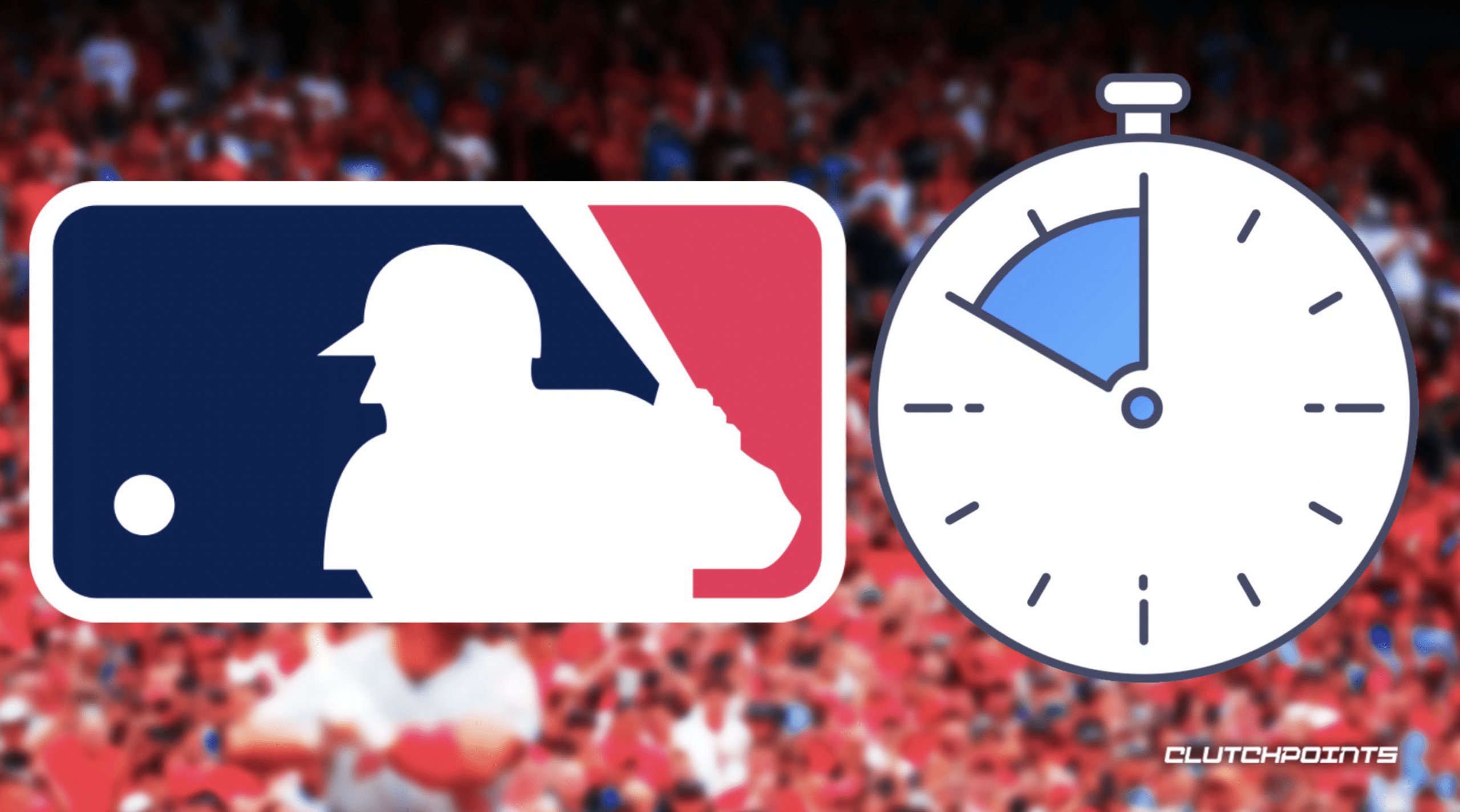 Major League Baseball starts the clock on opening day