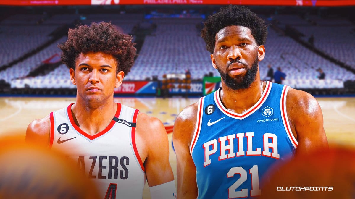 Sixers, Blazers, Joel Embiid, Matisse Thybulle
