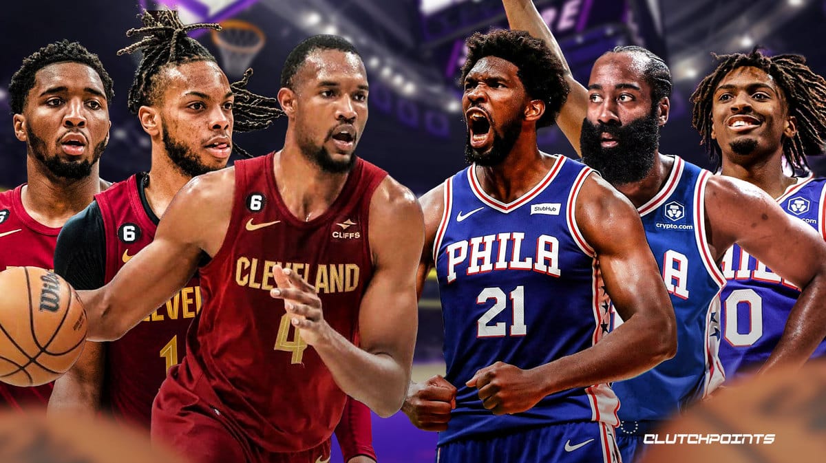 Sixers, Cavs, Joel Embiid, Evan Mobley, Darius Garland, Donovan Mitchell, James Harden, Tyrese Maxey