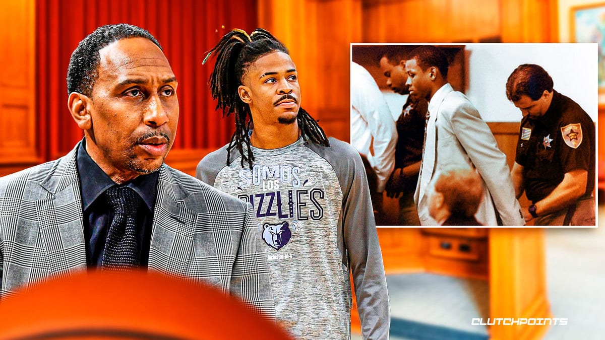 Stephen A. Smith, Ja Morant, Allen Iverson, gun, Grizzlies