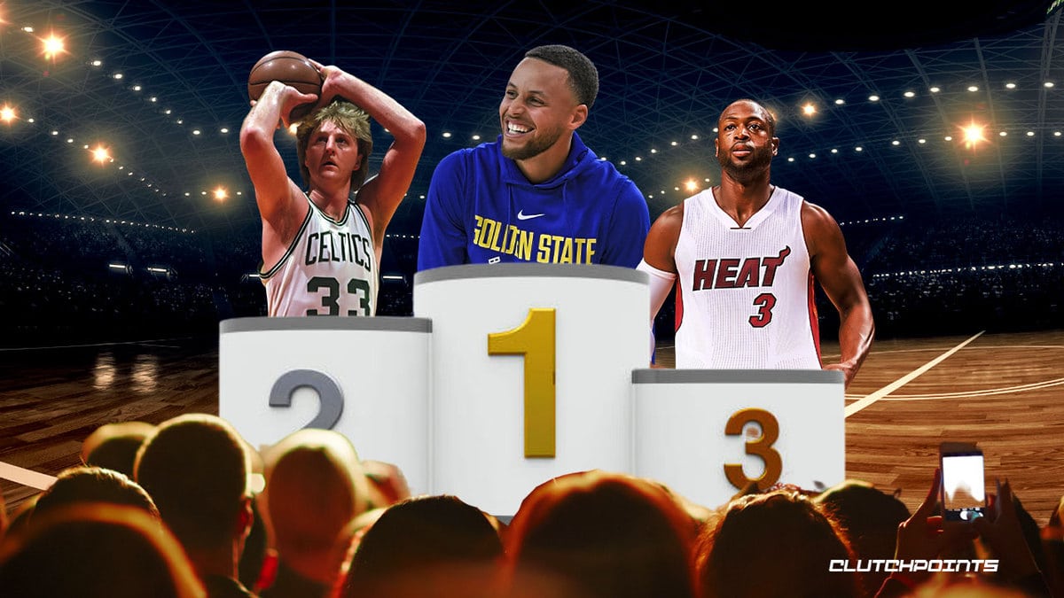 Stephen Curry Steph Curry Warriors Dwyane Wade Larry Bird assist passing