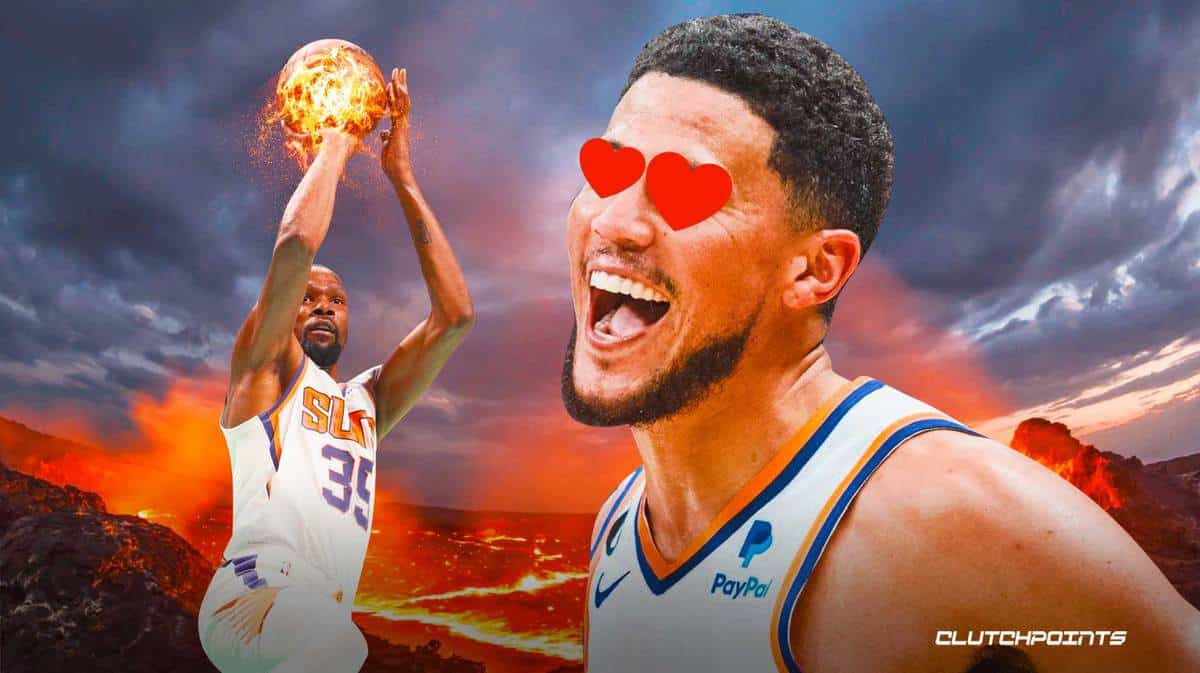 Devin Booker, Kevin Durant, Phoenix Suns
