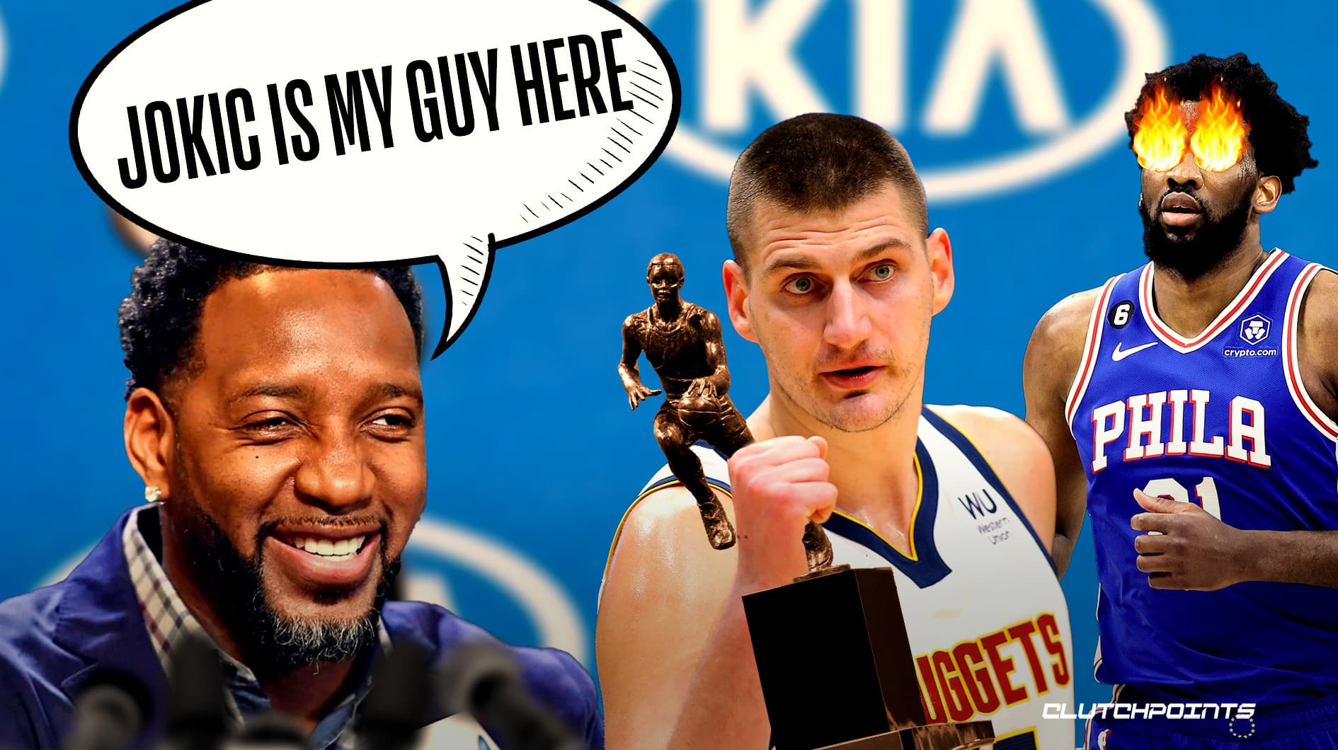 Tracy McGrady reveals why he's taking Nikola Jokic over Joel Embiid for ...