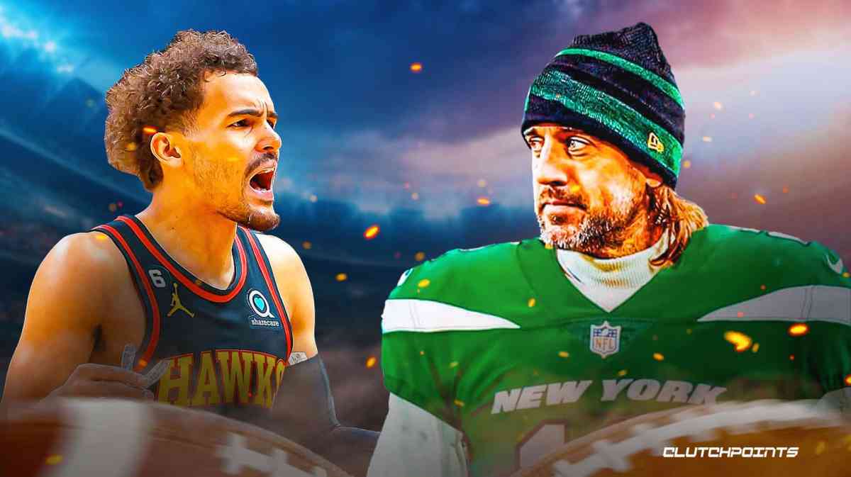 Trae Young, Aaron Rodgers, Aaron Rodgers Jets, Trae Young tampering, Hawks