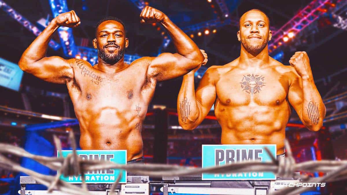 UFC 285 weigh in Jon Jones Ciryl Gane