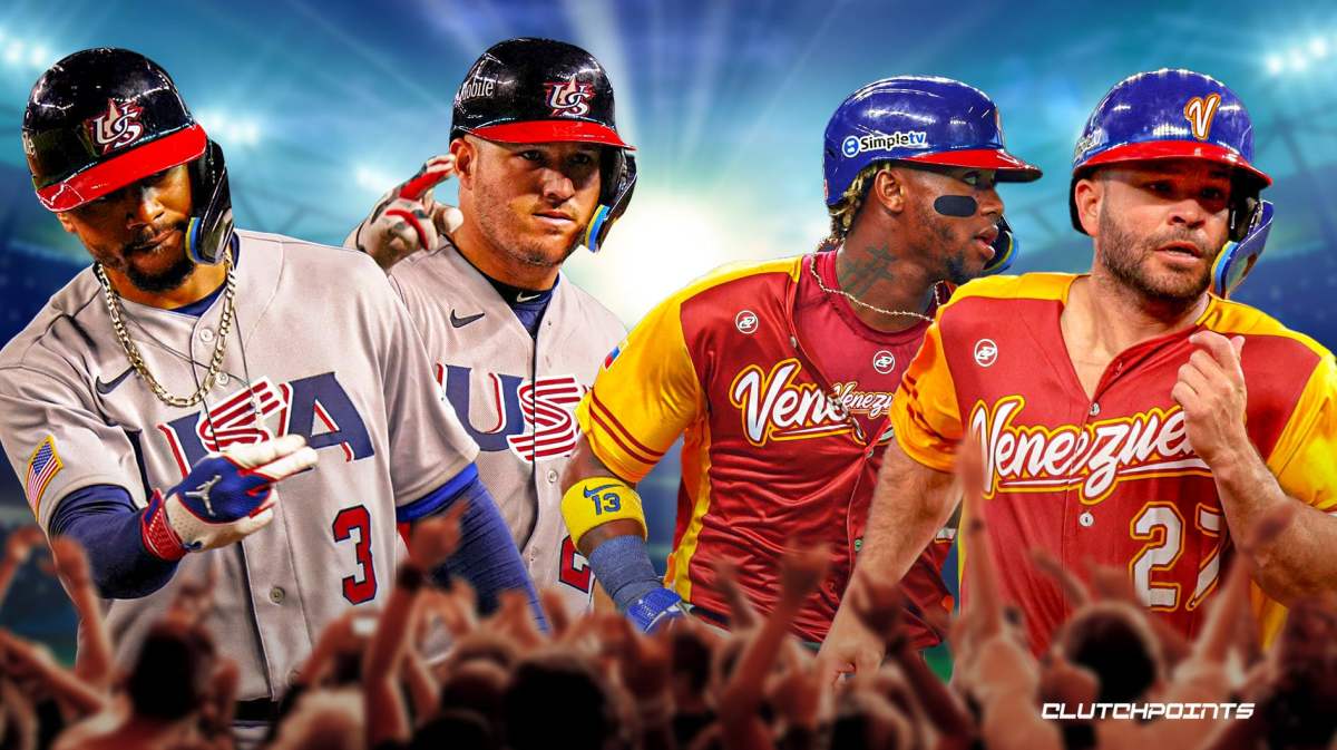 World Baseball Classic, Team USA, Team Venezuela, Mookie Betts, Mike Trout, Ronald Acuna Jr, Jose Altuve