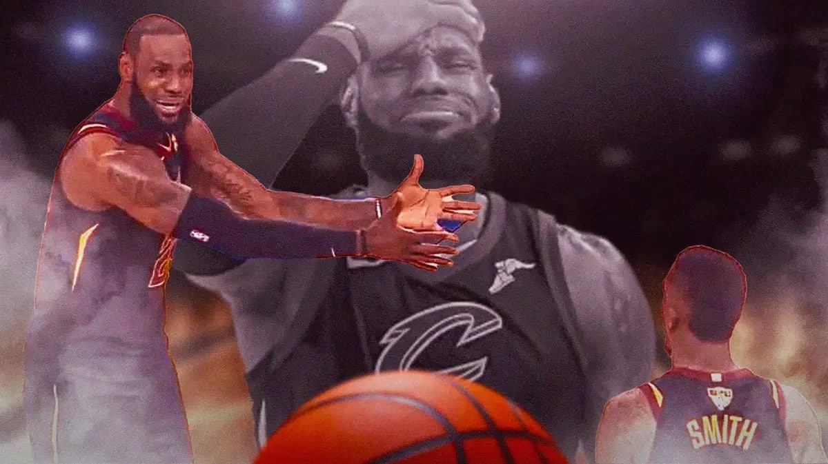 LeBron James was upset with JR Smith for his error late in an NBA Finals game.