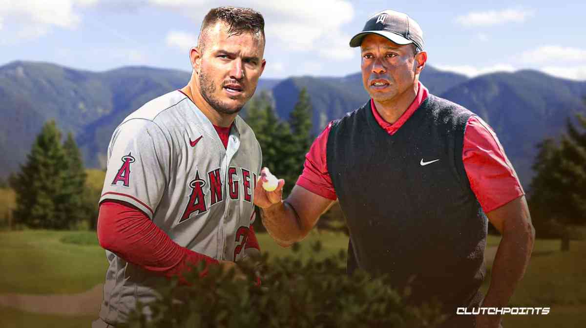 Angels, Mike Trout, Tiger Woods, Golf