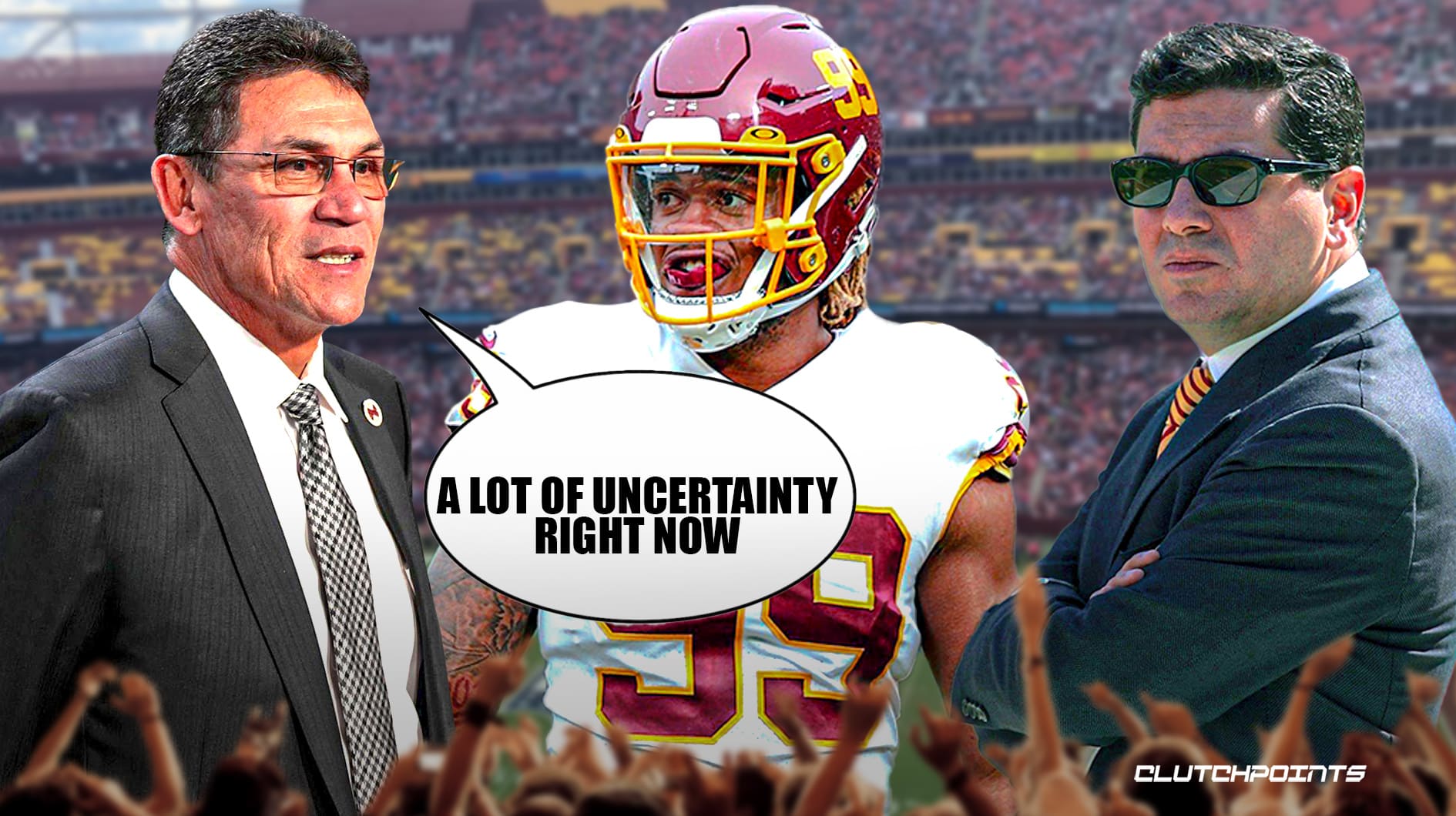 Ron Rivera breaks silence on Dan Snyder following Washington