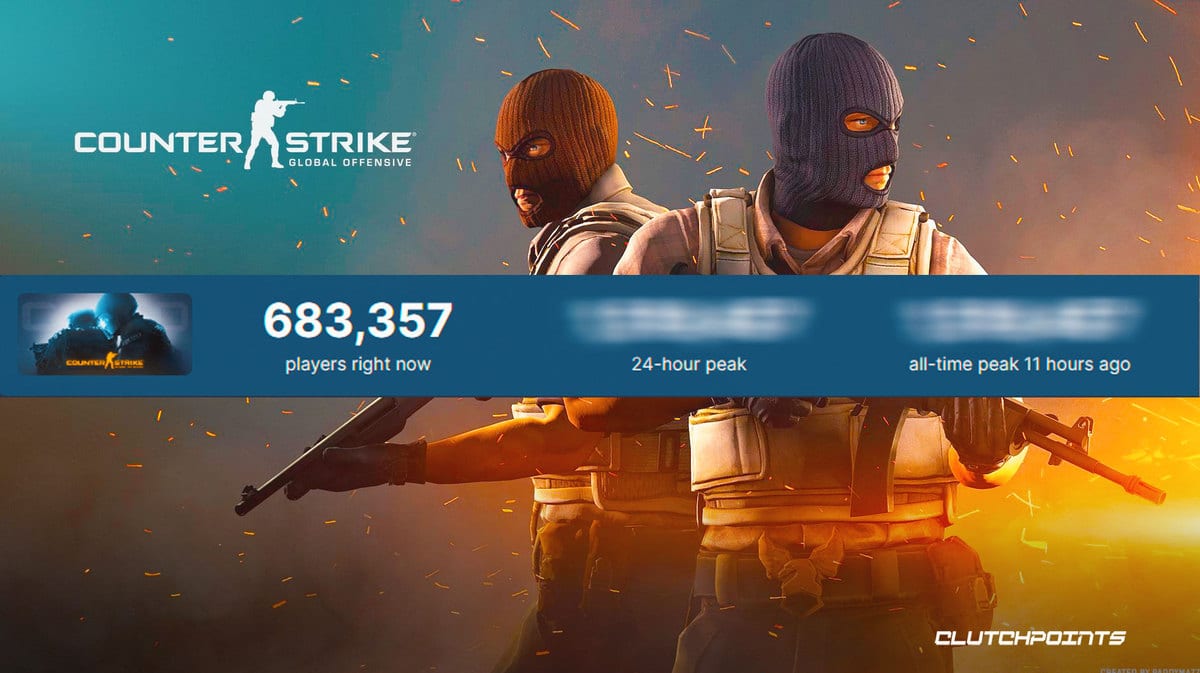 csgo concurrent players, csgo players, csgo, cs2, cs2 announcement