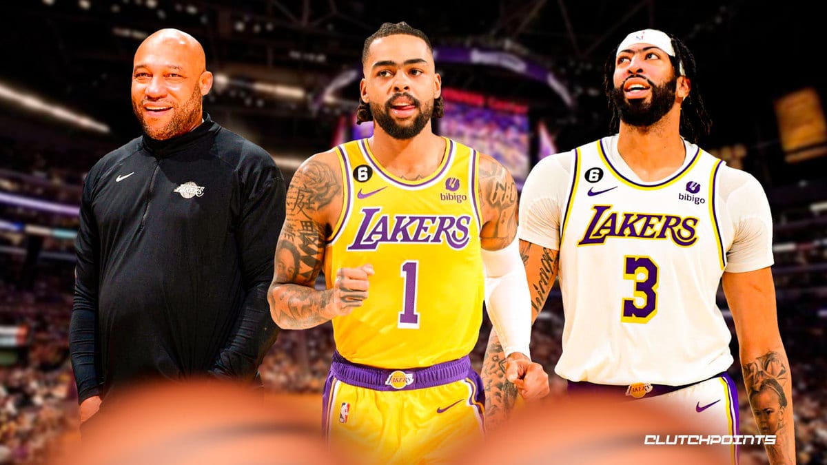 d'angelo russell darvin ham anthony davis lakers