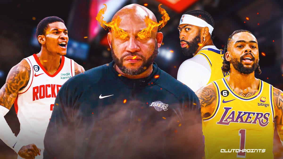 darvin ham lakers d'angelo russell anthony davis rockets