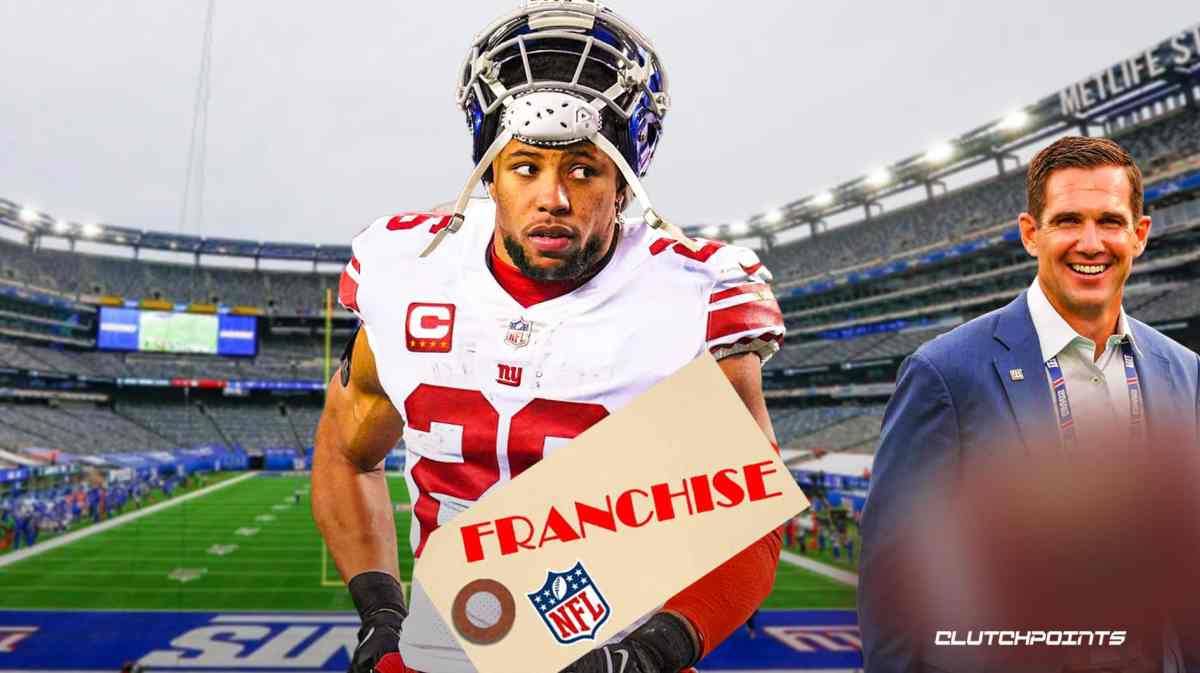 New York Giants, Saquon Barkley, Saquon Barkley Giants, Saquon Barkley franchise tag, Daniel Jones