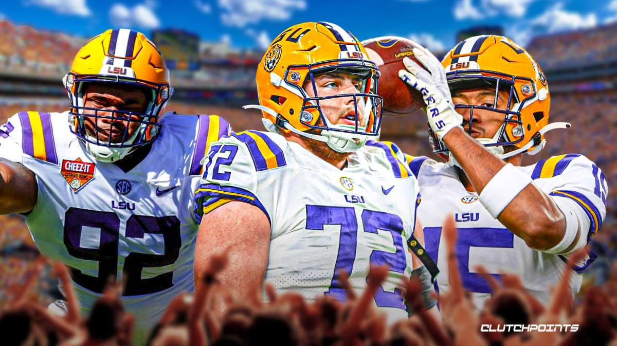 LSU football, Spring practice, LSU football 2023, Mekhi Wingo, Denver Harris